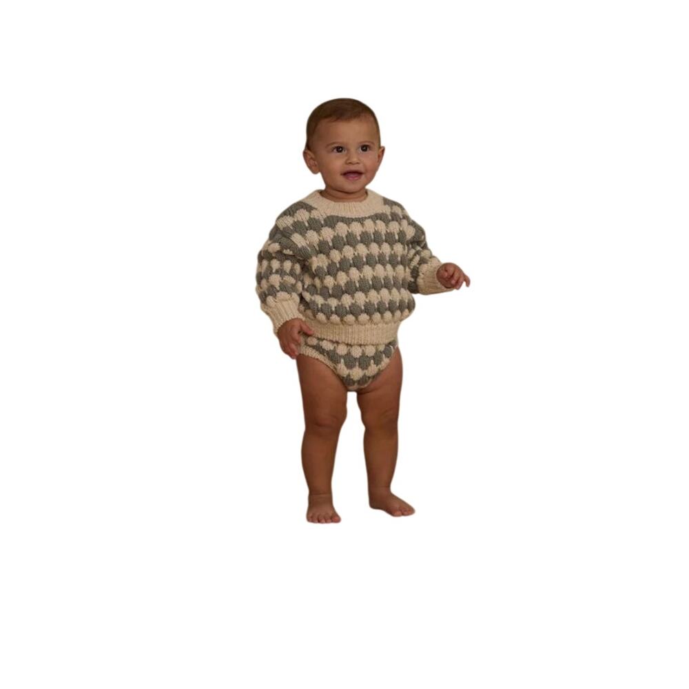 Rylee + Cru Laurel Stripe Knit Bloomer New